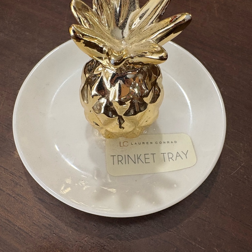 Lauren Conrad Gold Pineapple Trinket Tray